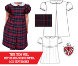 Plaid Peter Pan Collar Float Dress